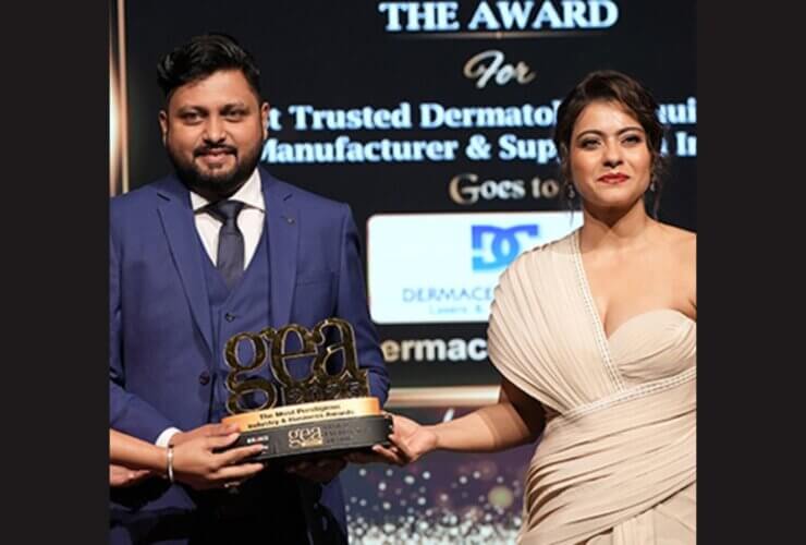 Dermacell wins at GEA 2025 by Brand Empower, recognised as India’s most trusted dermatology equipment manufacturer and supplier.