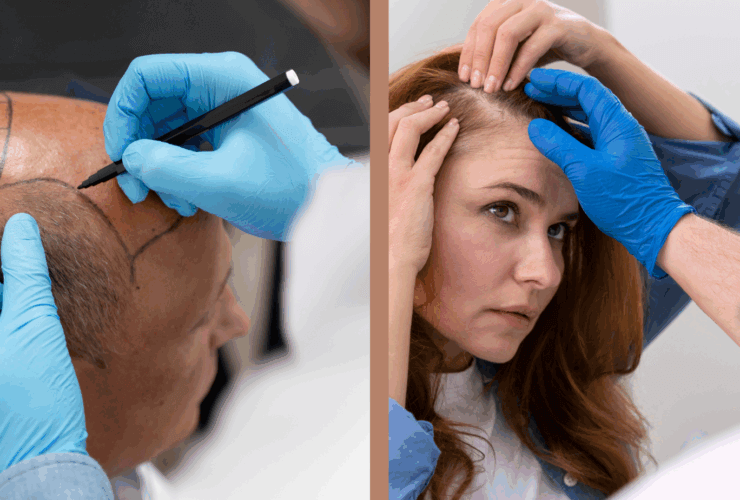 Key differences in hair transplant for men vs. women