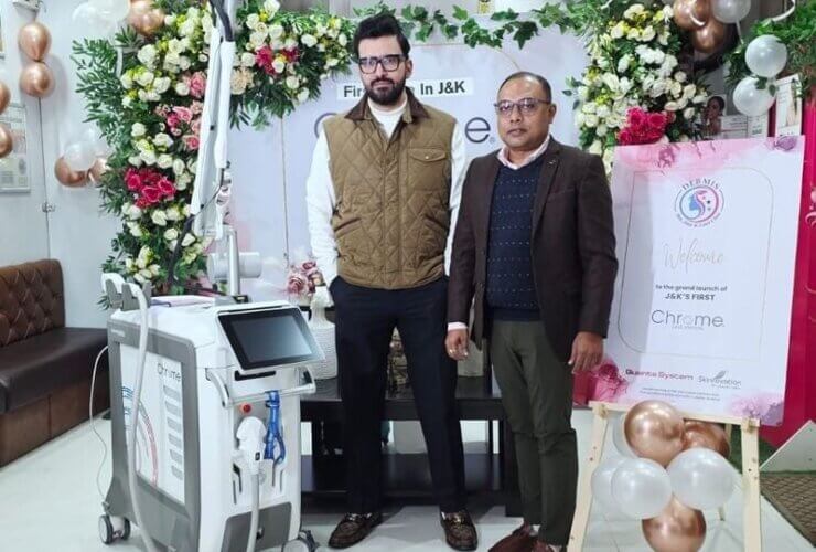 Dermis Clinic launches CHROME laser in Jammu & Kashmir