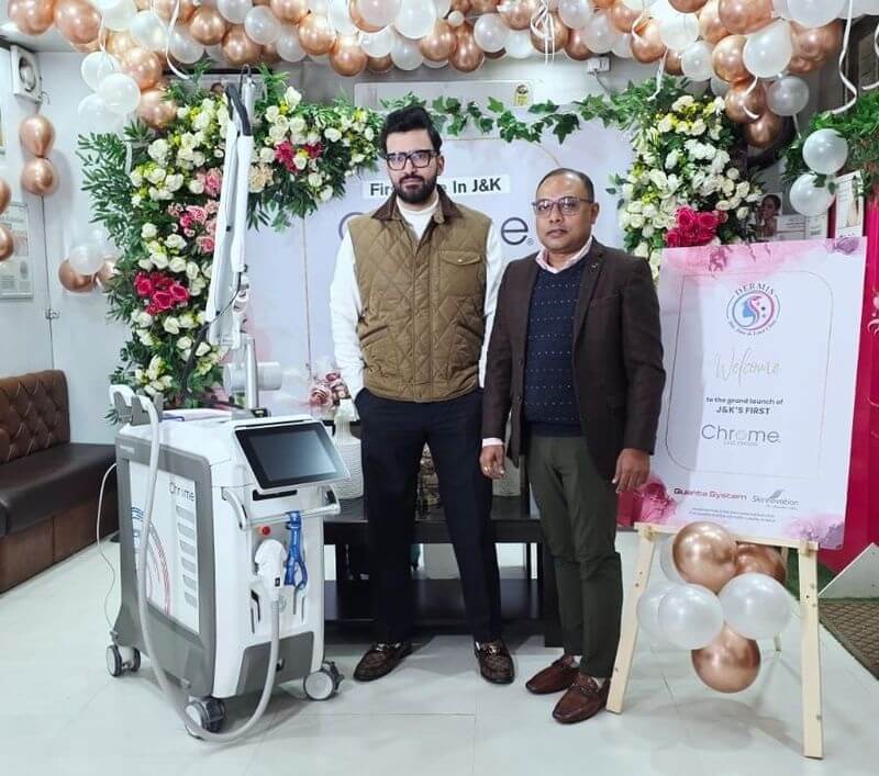 Dermis Clinic launches CHROME laser in Jammu & Kashmir