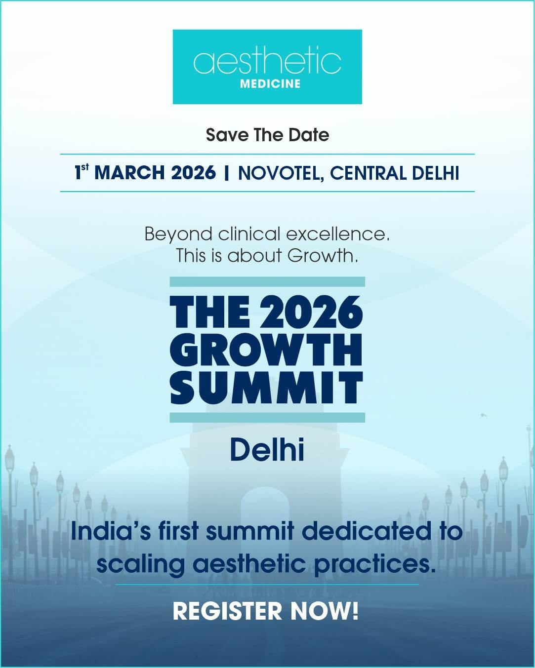 Aesthetic Medicine India Launches Growth Summit 2026