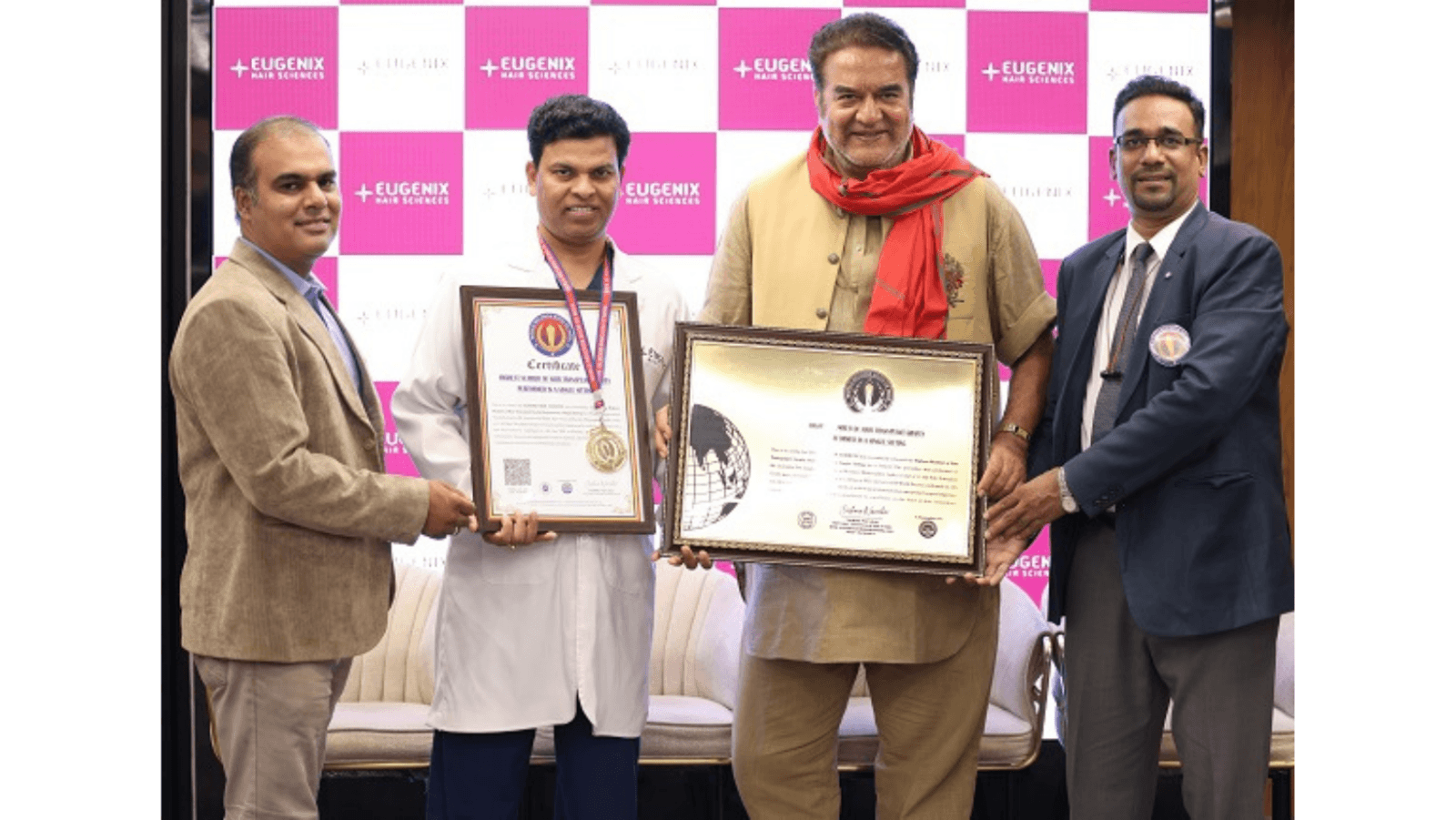 Eugenix achieves record in hair transplant surgery
